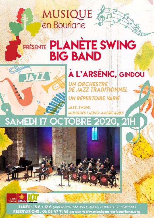 Concert Planète Swing Big Band à Larsénic Gindou Blog Des Bourians