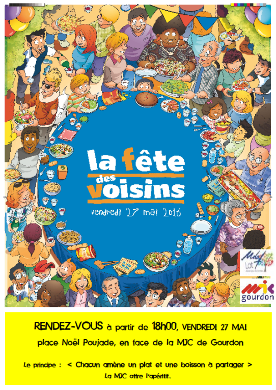 F Te Des Voisins Place No L Poujade Mjc Gourdon Blog Des Bourians