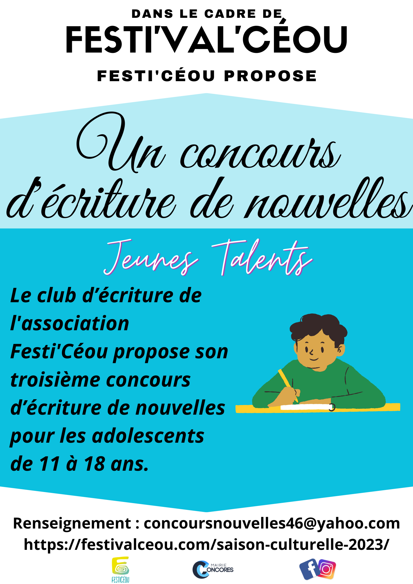 Concours d’écriture 2024 ! Blog des Bourians